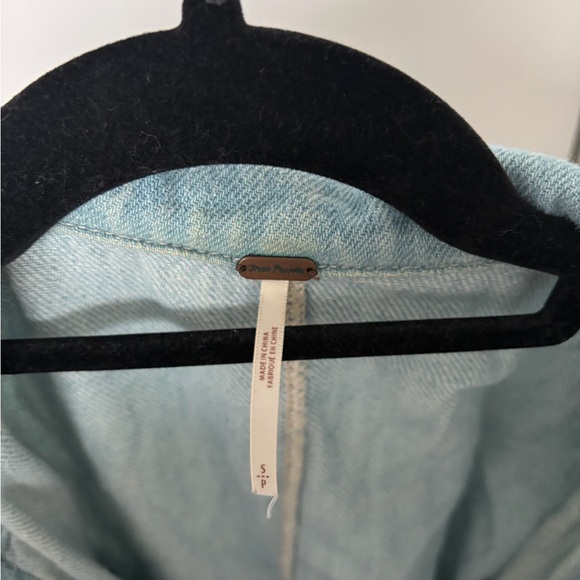 Free People Denim Blue Jean Jacket - Picture 4 of 5